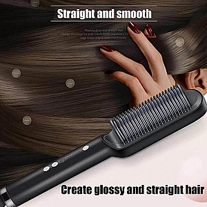 Hair Straightener Electric Comb (For Women And Men)