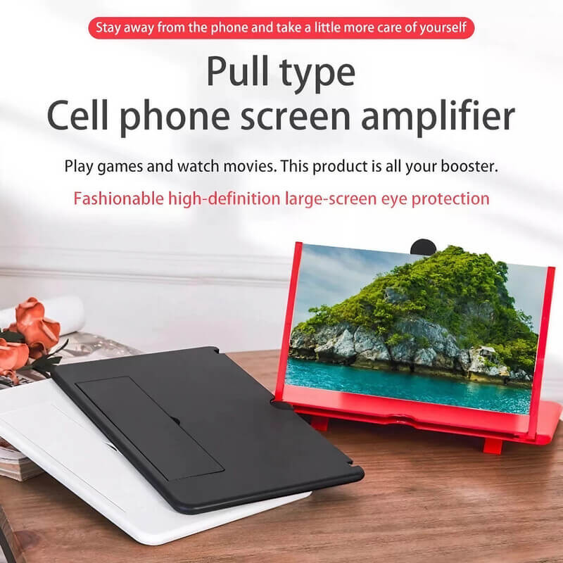 Mobile Portable 3d Hd Screen Enlarger Movies Amplifier