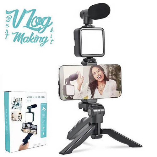  Video Making Tripod Kit For Vlogging, Ay-49