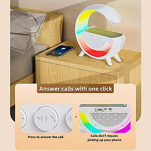 Table Lamp With Wireless Charger & speaker