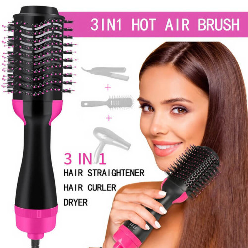 Professional Curler Hair Straightener One Step Hair Dryer.