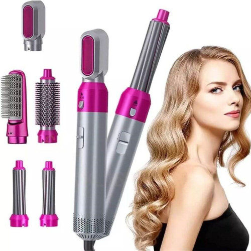 Hair Dryer Hot Air Brush Hair Straightener And Curler