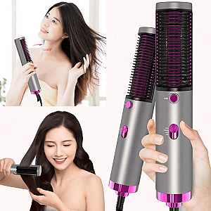 Hot Air Hair Dryer Brush 3 In 1 Hair Blow Dryer Straightener